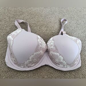 Soma Soft Purple Lace Trim Bra